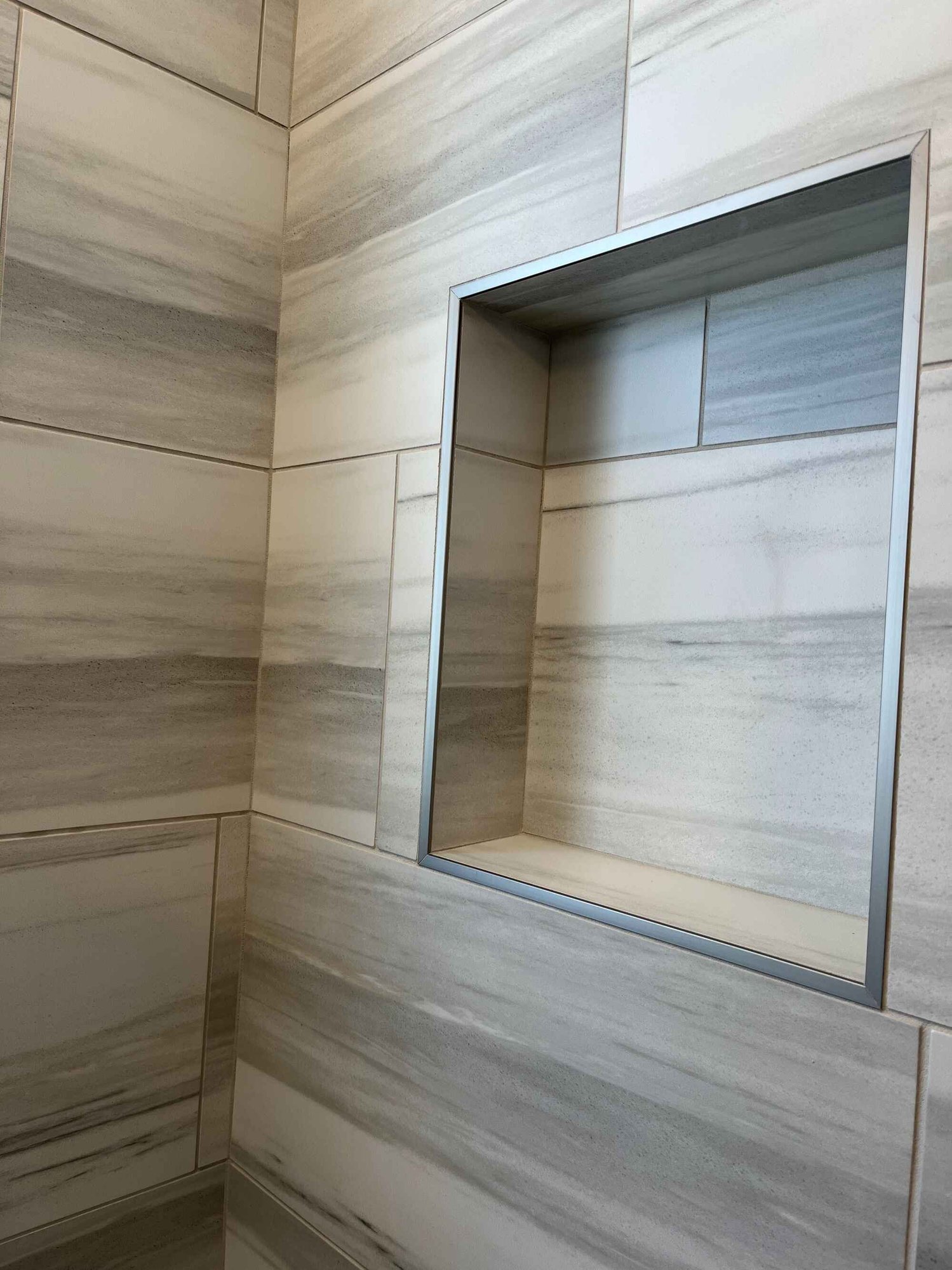 Custom-bright-bathroom-white-cabinets-gray-tile-Littleton-Colorado2