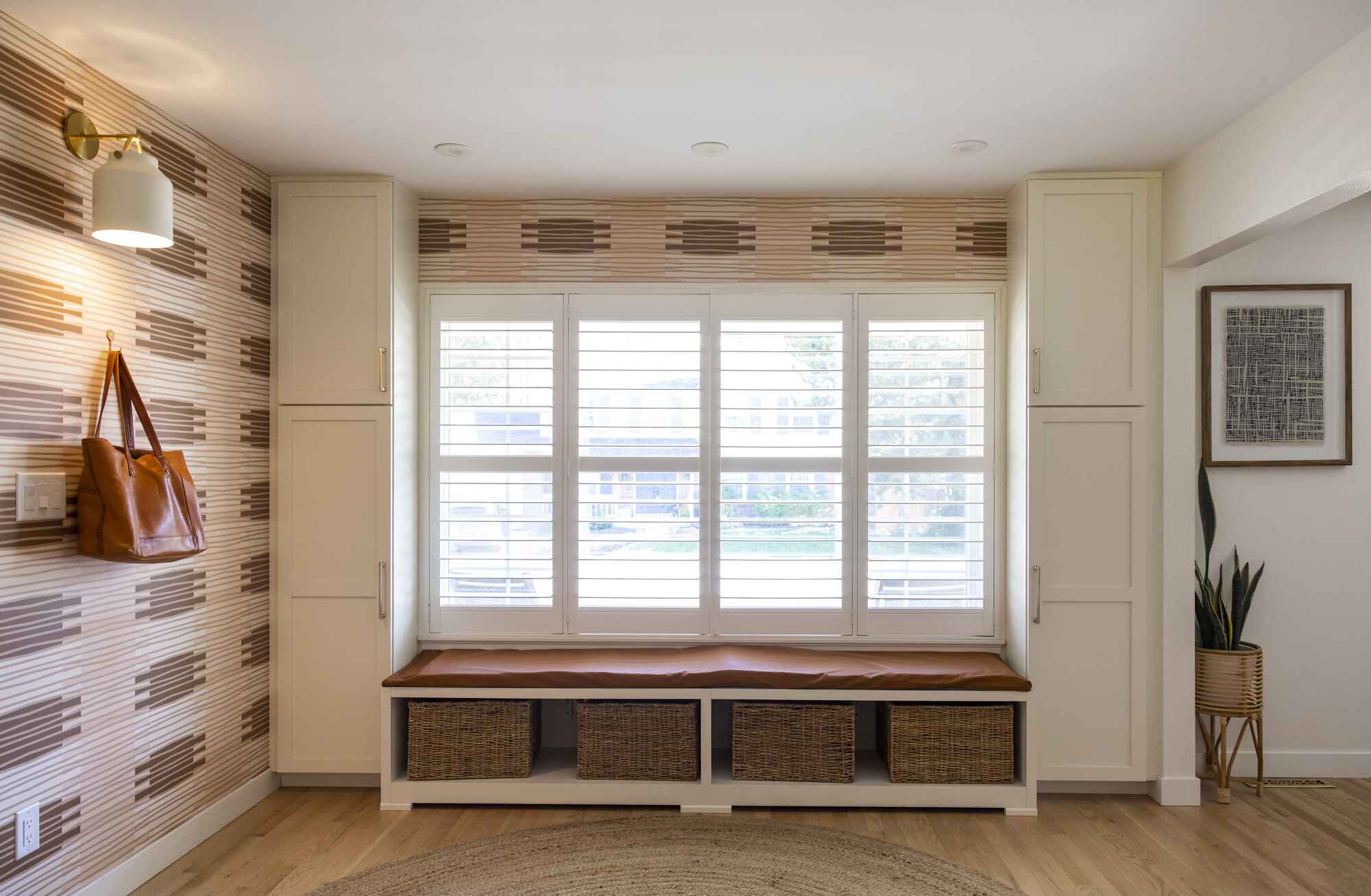 Optimized-drop-zone-mud-room-white-cabinets-window-bench-Littleton-Colorado25
