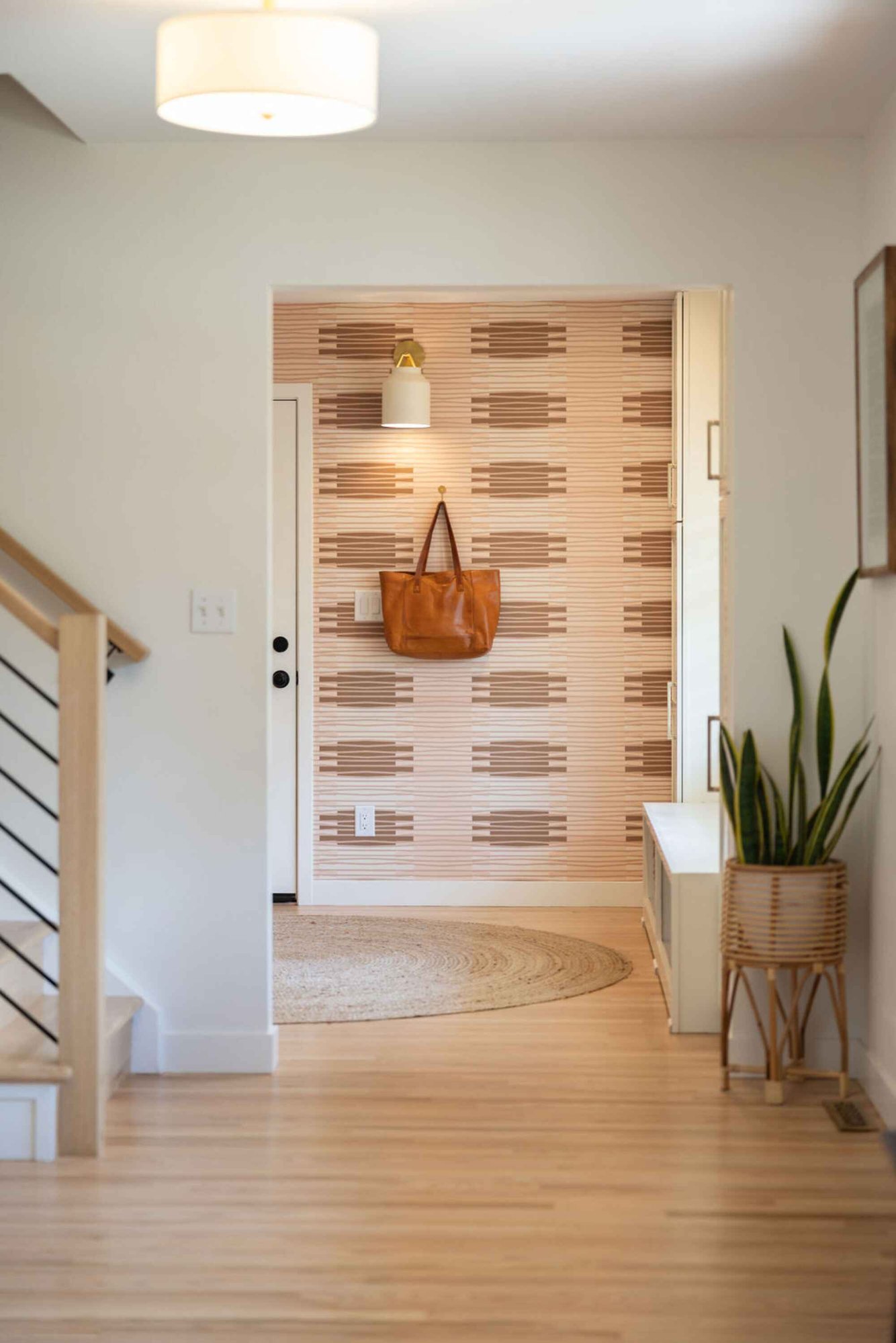 Charming-bright-entryway-wallpaper-Littleton-Colorado