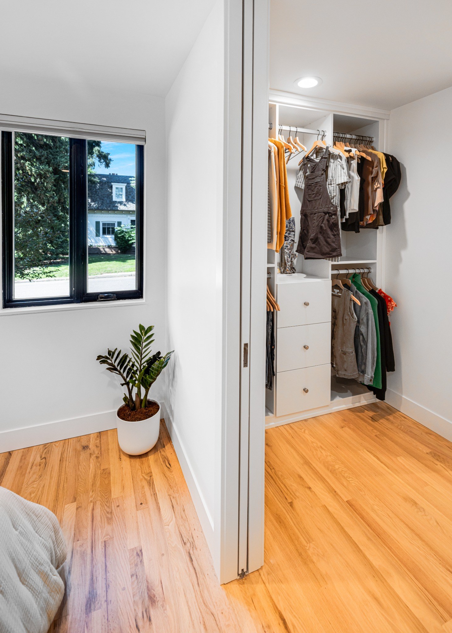 after-denver-whole-home-remodel-custom-walk-in-closet-and-bedroom-entry
