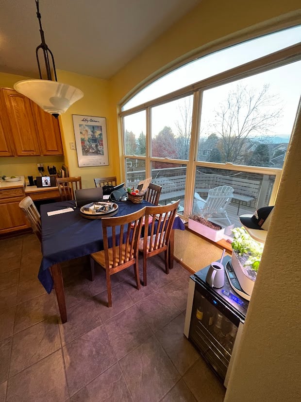 before a dining room remodel in Littleton, CO by GHC