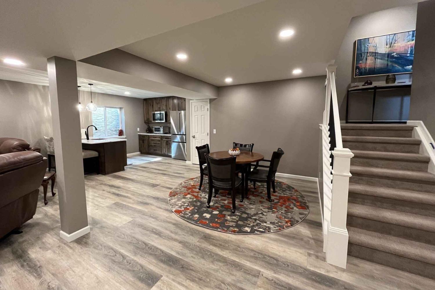 Basement remodel in Denver by Grimes Home Concepts