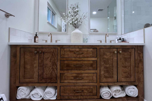 Bathroom vanity by Grimes Home Concepts