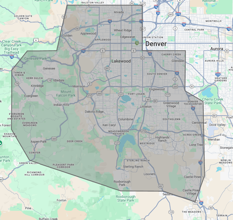 Grimes Home Concepts Service Area - Serving Southwest Denver, CO